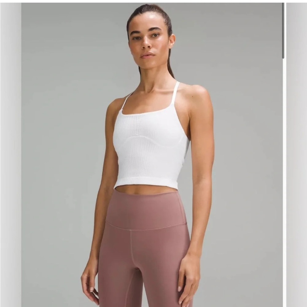 Lululemon white tank size 4